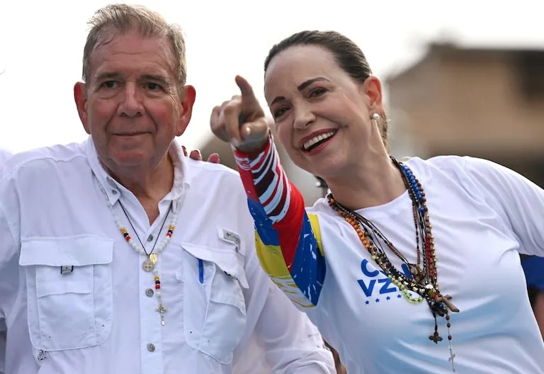 maria corina machado y edmundo gonzalez Créditos: @RAUL ARBOLEDA