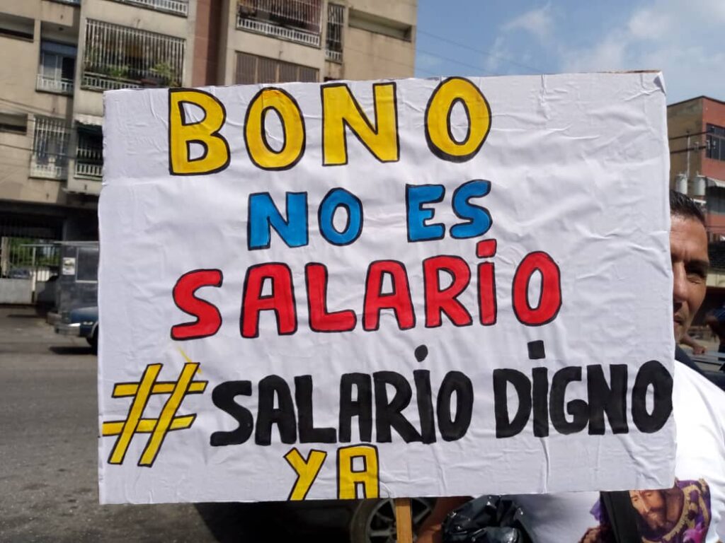 El trabajador venezolano le habla al país