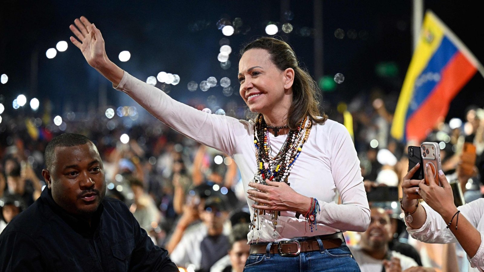 maria corina machado volvio a venezuela